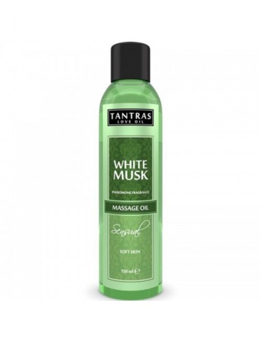 INTIMATELINE - HUILE DAMOUR TANTRAS MUSC BLANC 150 ML