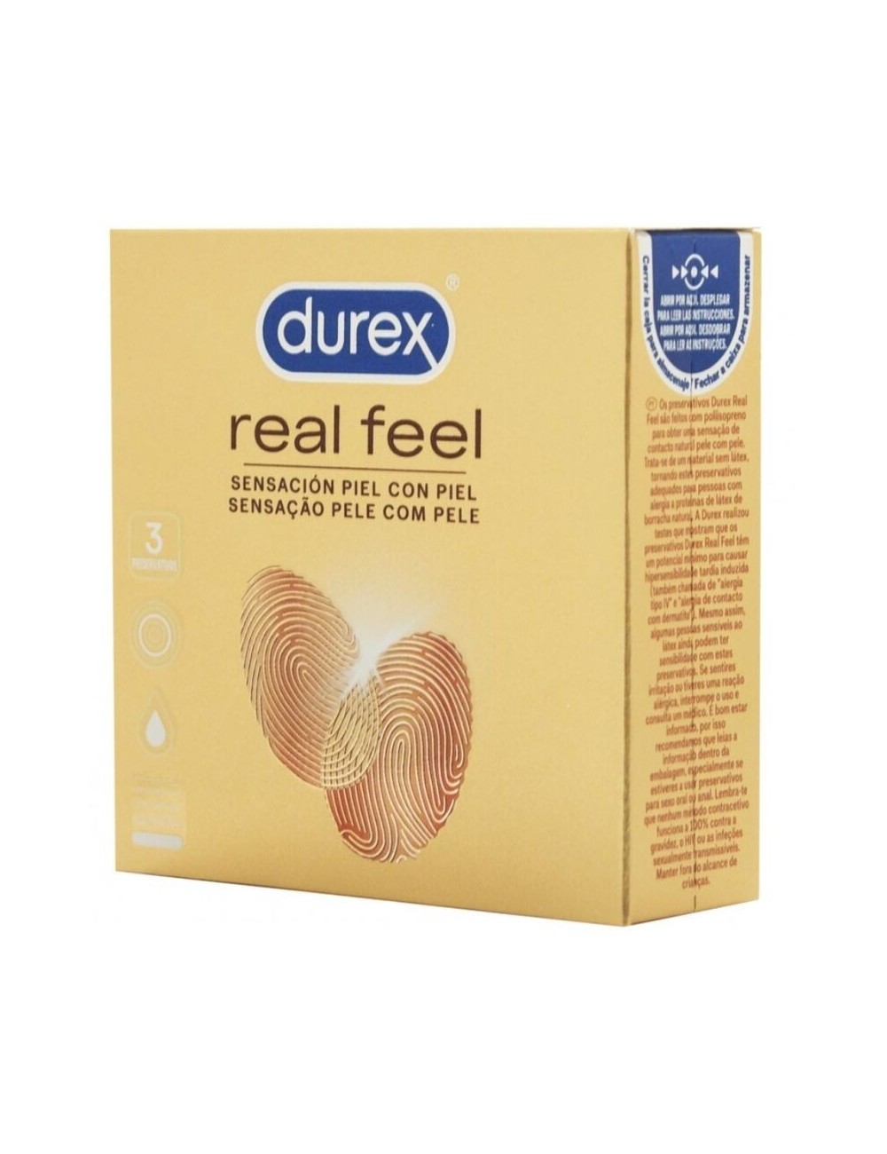 PRESERVATIFS DUREX REAL FEEL 3 UDS