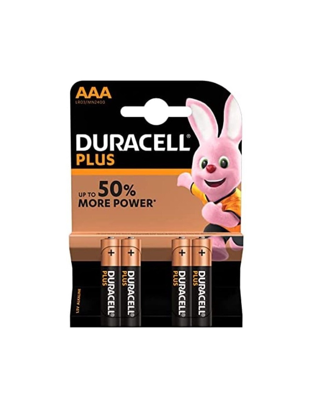 Sextoys - Accessoires - PILE ALCALINE DURACELL PLUS POWER AAA LR03 BLISTER * 4 - Duracell
