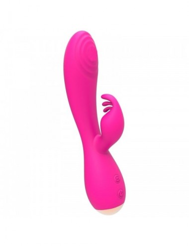 Sextoys - Jeux coquins - NALONE MAGIC STICK LAPIN VIBRATEUR TRIPLE TÊTES DE STIMULATION - ROSE - Nalone