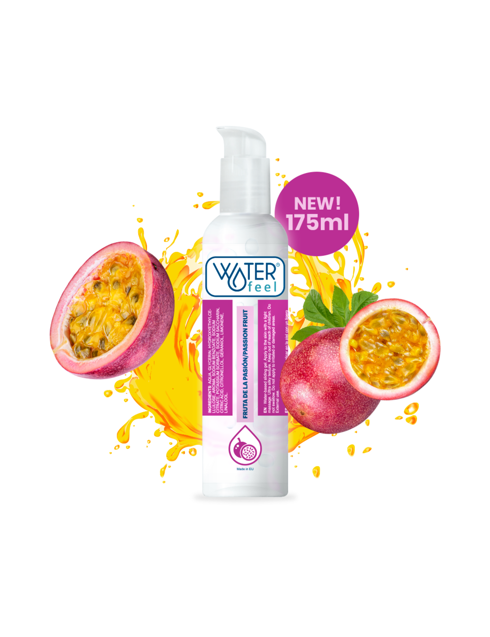 WATERFEEL LUBRIFIANT A BASE D''EAU FRUITS DE LA PASSION 175 ML - Lubrifiants - Waterfeel