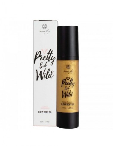 SECRETPLAY PRETTY BUT WILD GLOW HUILE CORPORELLE 50 ML - Lubrifiants - Secretplay Cosmetic