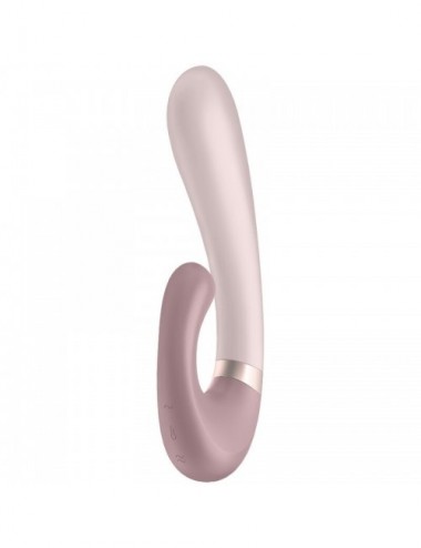 Sextoys - Vibromasseurs - VIBRATEUR HEAT WAVE SATISFYER - ROSE - SATISFYER CONNECT