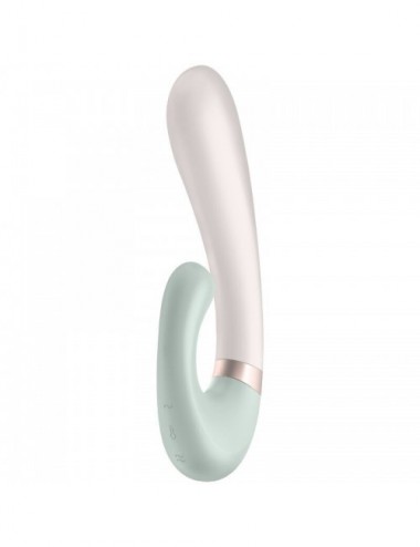 Sextoys - Vibromasseurs - VIBRATEUR SATISFYER HEAT WAVE - BLANC - SATISFYER CONNECT