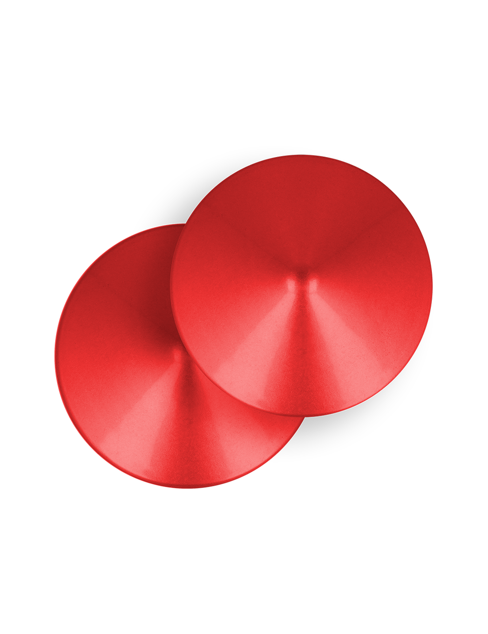 Lingerie - Nipples et accessoires - COUVRE-TETON OHMAMA FETISH RED CIRCLE - OHMAMA FETISH