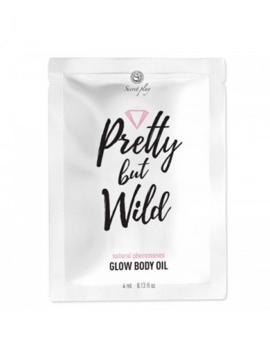 SACHET D''HUILE POUR LE CORPS SECRETPLAY PRETTY BUT WILD GLOW - Lubrifiants - Secretplay Cosmetic