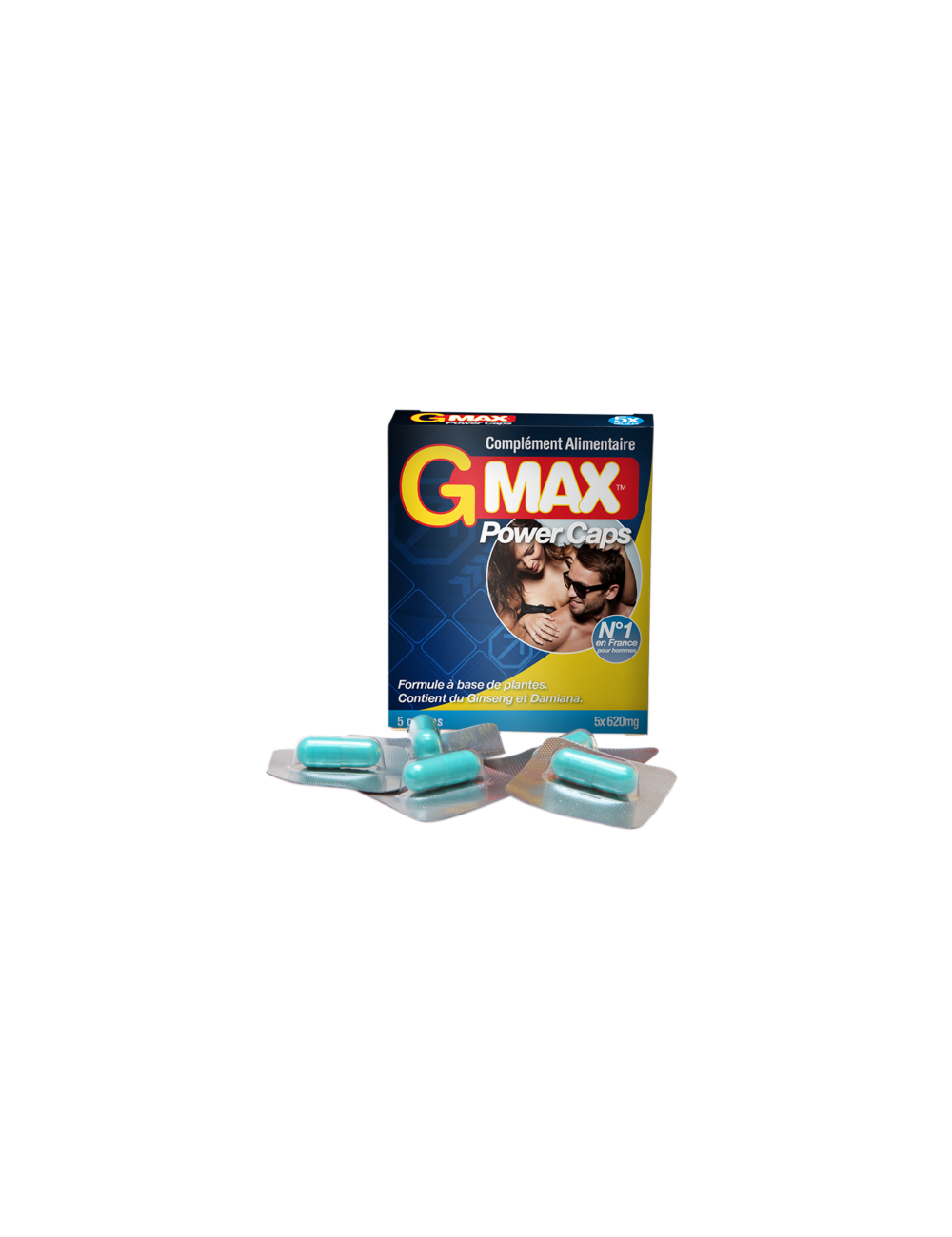 Gmax Power Caps Homme - 5 gélules
