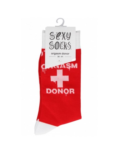 Sextoys - Jeux coquins - Chaussettes Sexy Socks Orgasm Donor - T 42-46 - Ouch