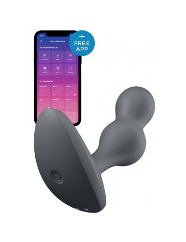 Plug Anal Rechargeable Connecté Deep Diver Gris
