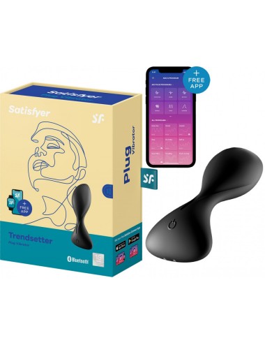 Plug Anal Rechargeable Connecté Trendsetter Noir