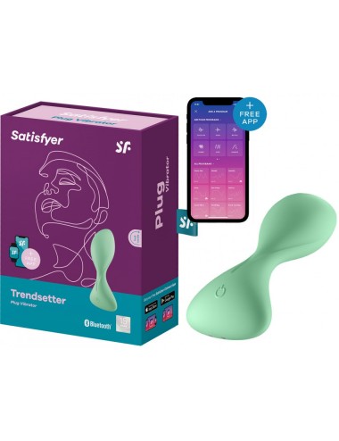 Plug Anal Rechargeable Connecté Trendsetter Vert
